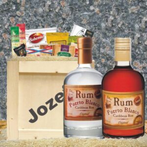 darčeková debna s rumom Puerto